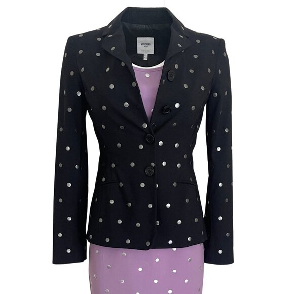 Moschino Metal Polka Dots Dress and jacket Set - Picture 12 of 17